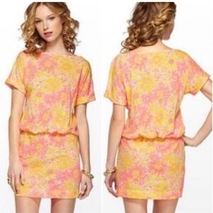 Lilly Pulitzer Pink and Yellow Floral Dress